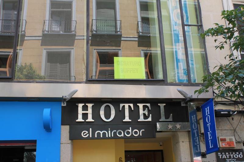 Hotel Mirador Puerta Del Sol Madrid Buitenkant foto